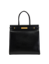 Large Manhattan Tote, &pound;1,400, Handbags, Black, Leather, Front view